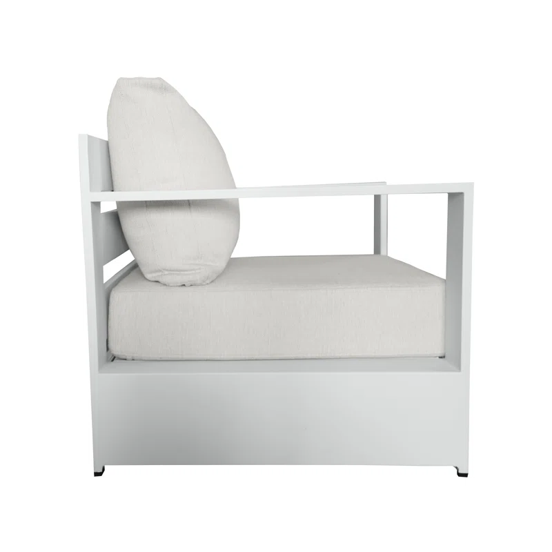 Ridgecrest Aluminum Outdoor Lounge Chair with Cushions