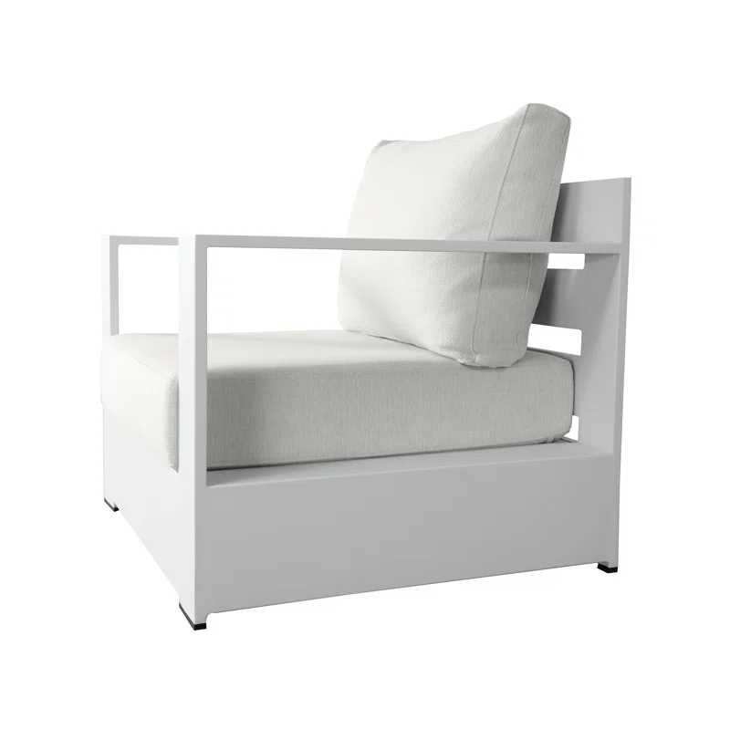 Ridgecrest Aluminum Outdoor Lounge Chair with Cushions