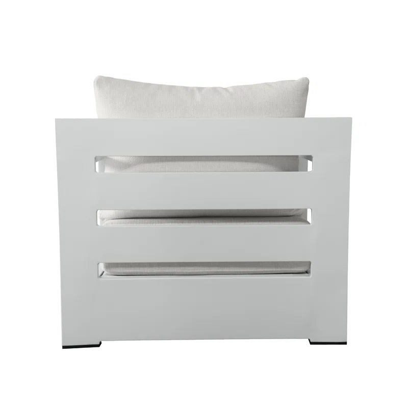 Ridgecrest Aluminum Outdoor Lounge Chair with Cushions