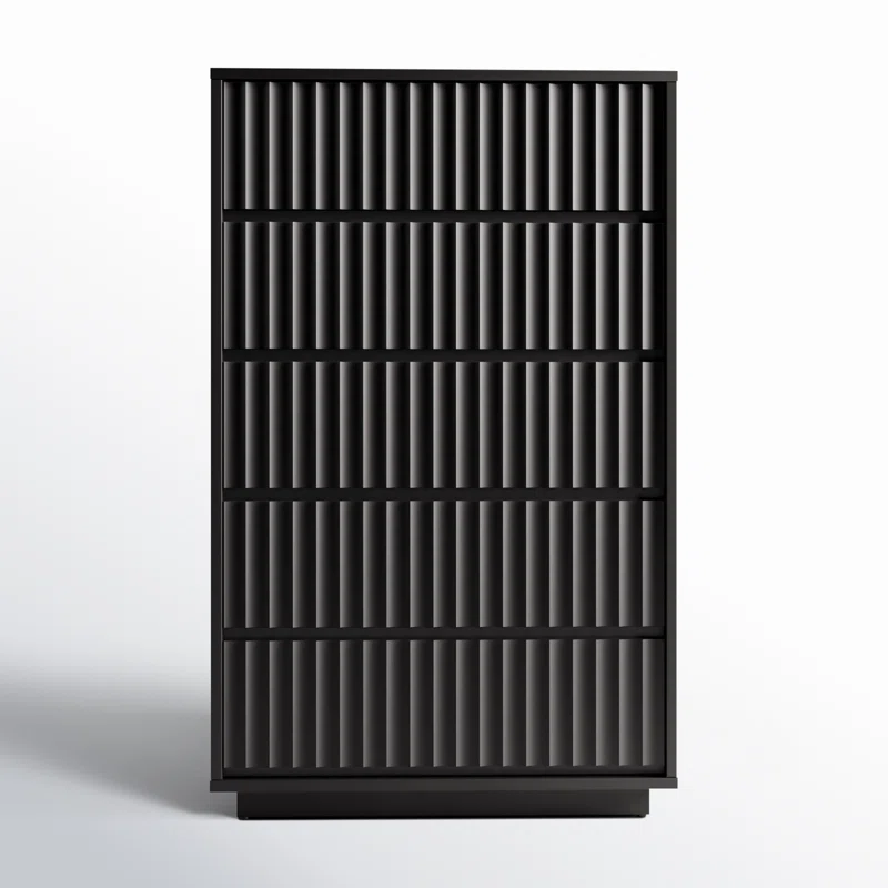 Paloma 5 - Drawer Dresser Black