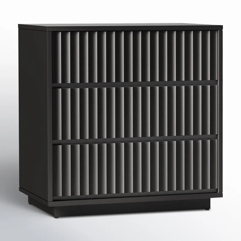 Paloma 3 - Drawer Dresser Black