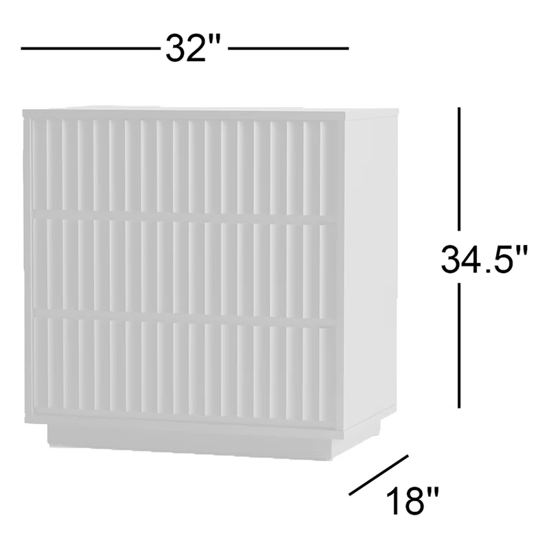 Paloma 3 - Drawer Dresser Black