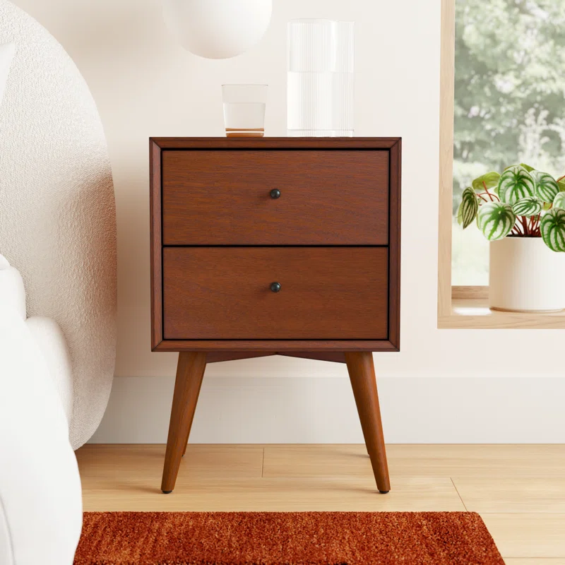 Williams 2-Drawer Nightstand Chestnut