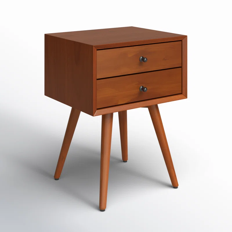 Williams 2-Drawer Mini Nightstand Chestnut