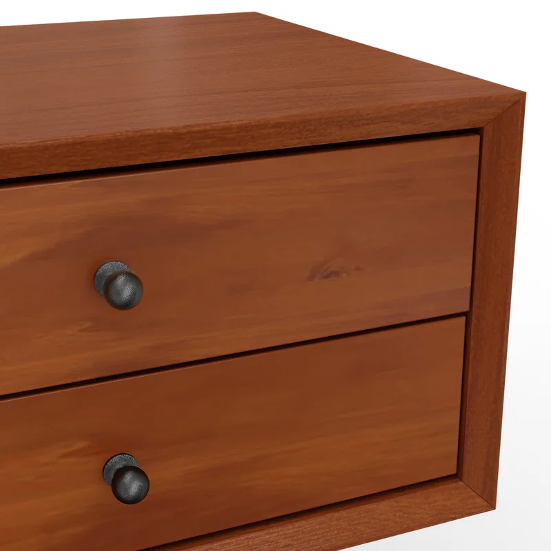 Williams 2-Drawer Mini Nightstand Chestnut