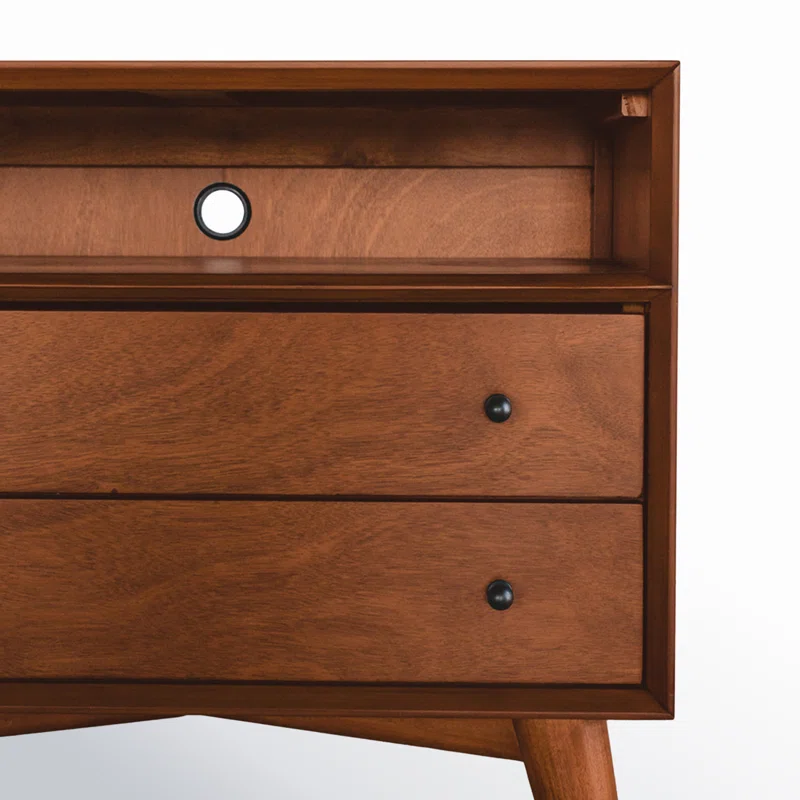 Williams 2-Drawer Nightstand with Shelf Chestnut
