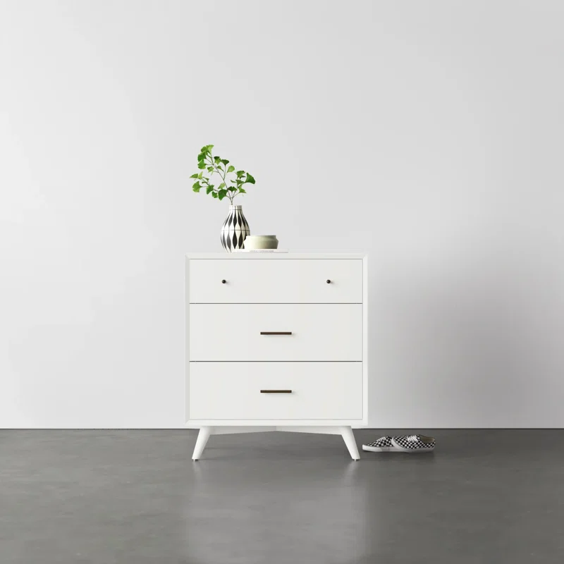 Williams 3 - Drawer Chest White
