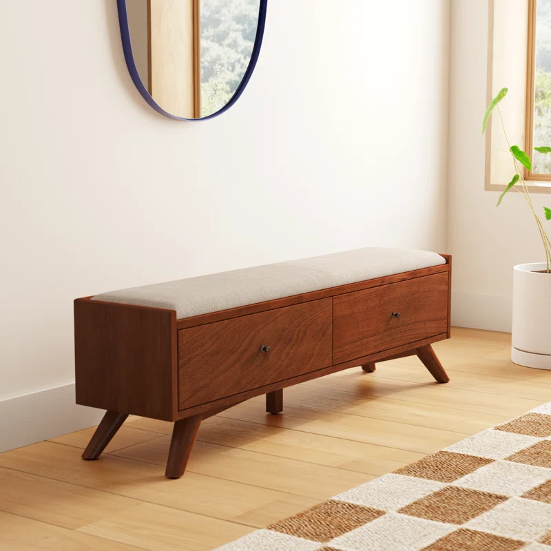 Williams 59" Storage Bench Chestnut
