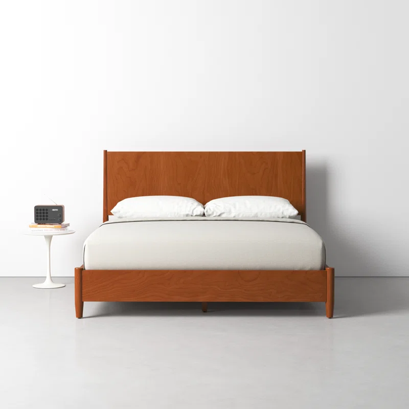 Williams Panel Bed King,Chestnut