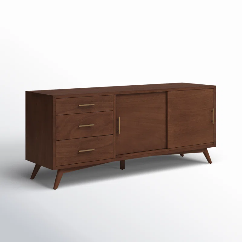 Williams 64" Media Console Walnut 3 Williams 64" Media Console Walnut