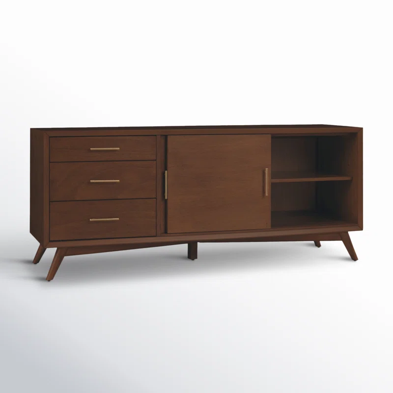 Williams 64" Media Console Walnut 5 Williams 64" Media Console Walnut