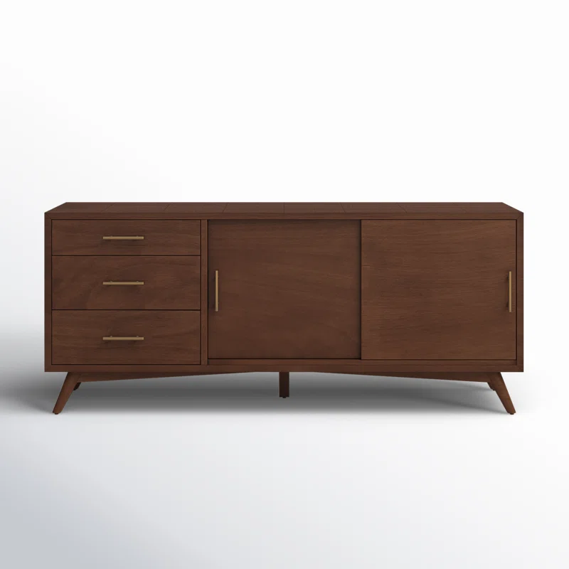 Williams 64" Media Console Walnut 7 Williams 64" Media Console Walnut