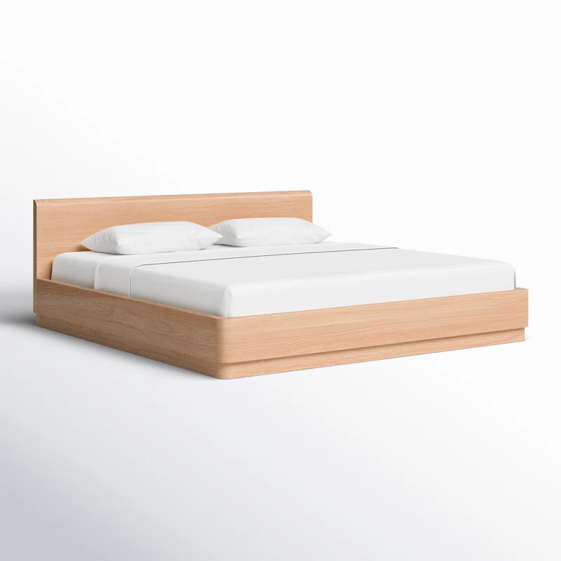 Mille Platform Bed King,Oak