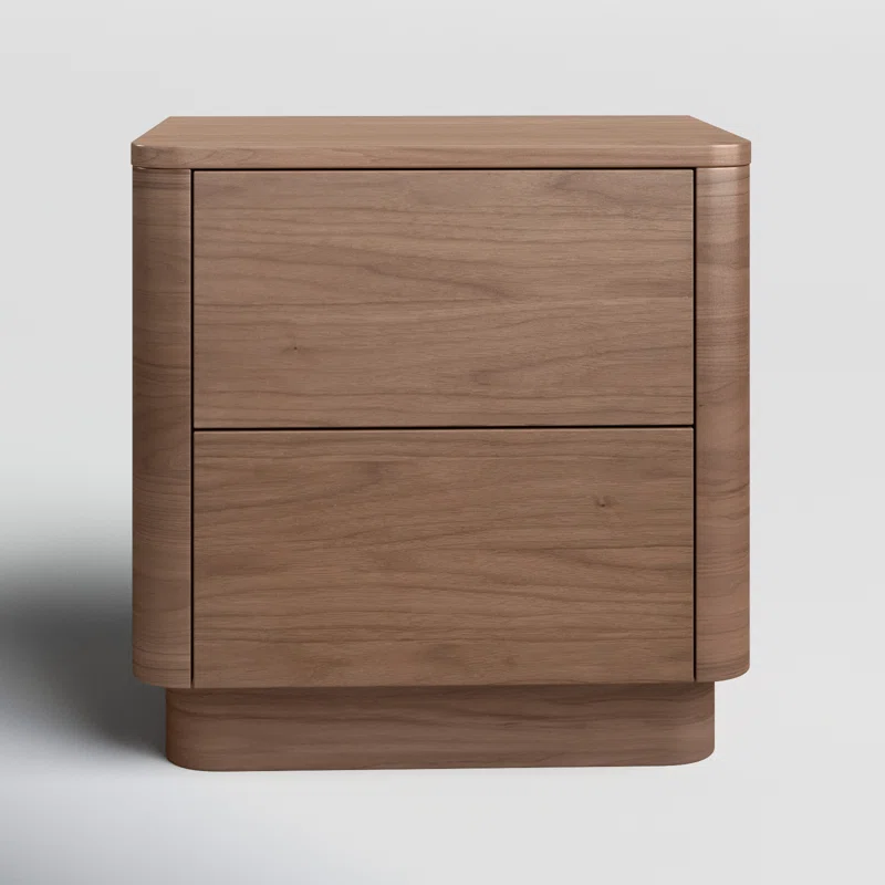 Mille 2 - Drawer Nightstand Walnut