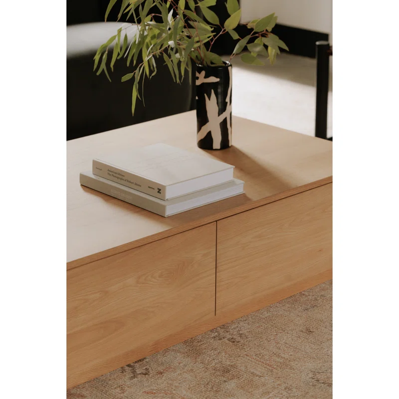 Mille Storage Coffee Table Oak