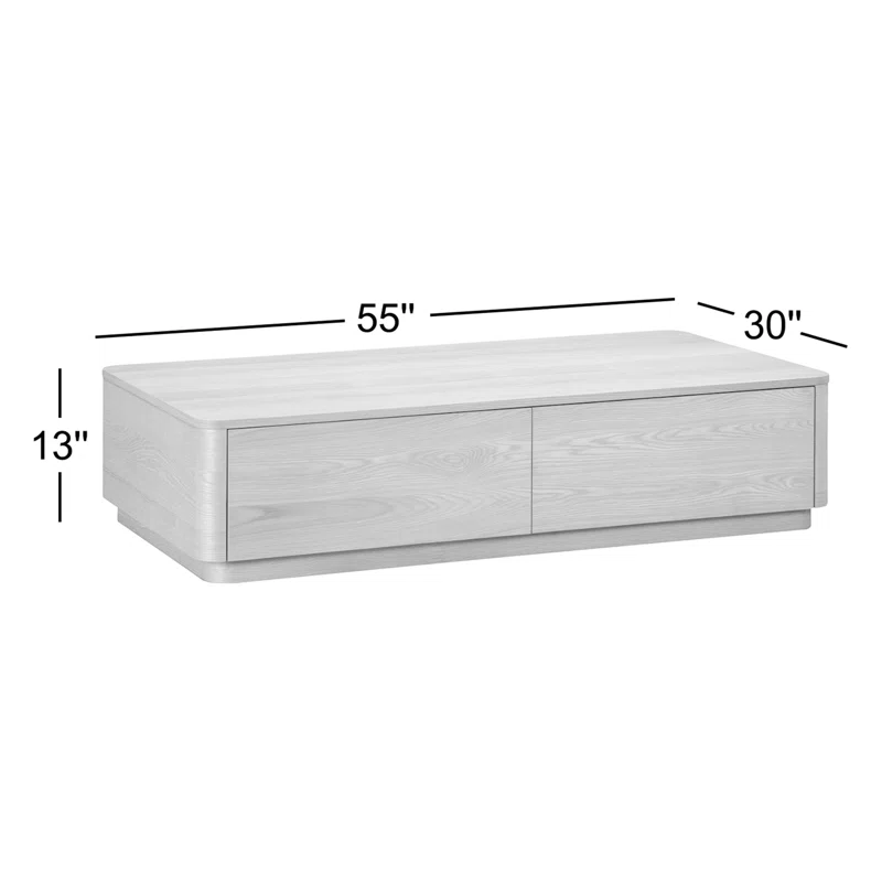 Mille Storage Coffee Table Oak