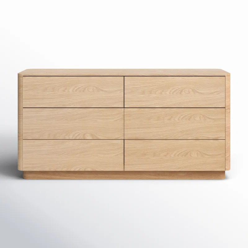 Mille 6- Drawer Dresser Oak