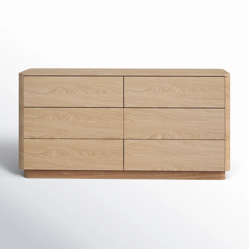 Mille 6- Drawer Dresser Oak