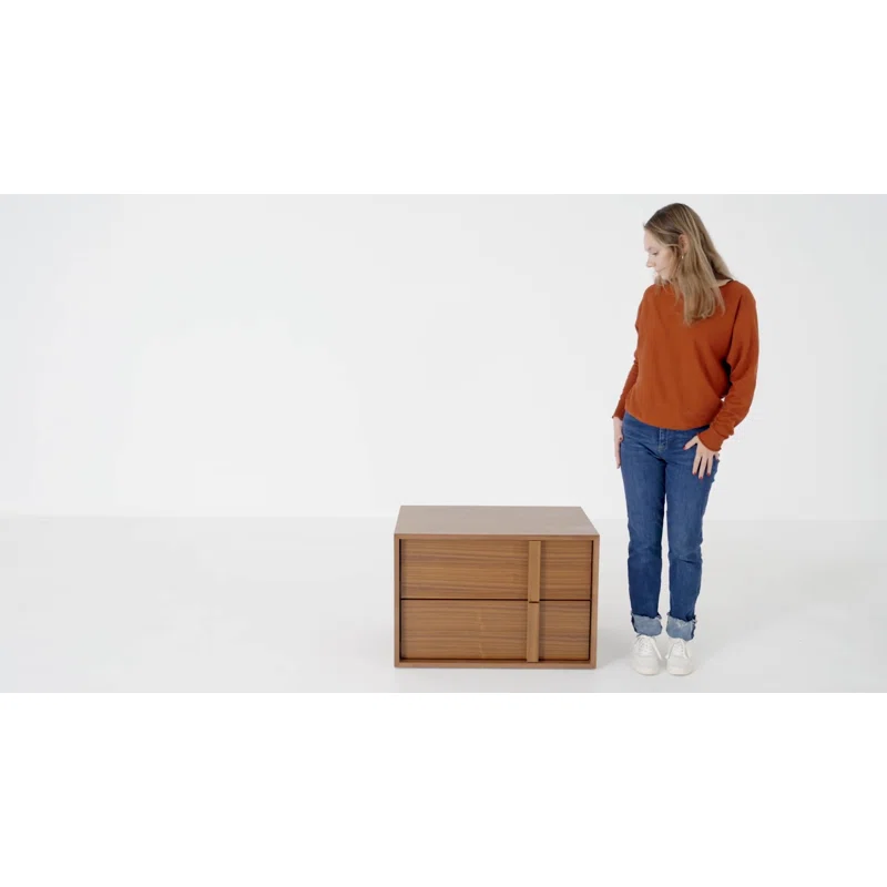 Alvarez 2 - Drawer Nightstand Walnut