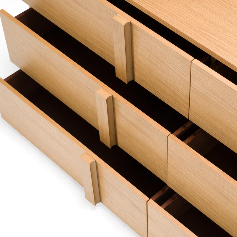 Alvarez 6 - Drawer Dresser Oak