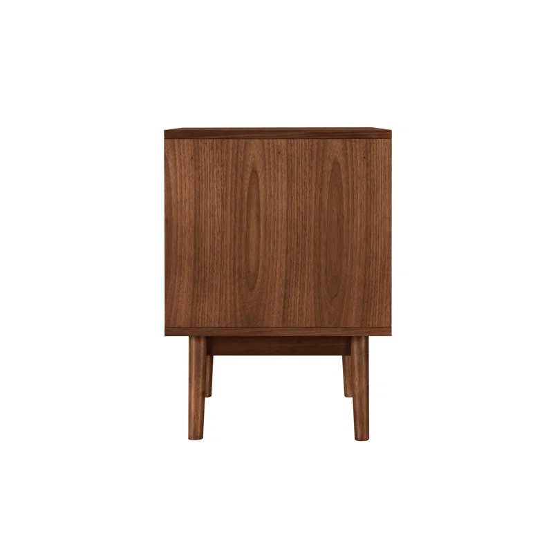 Indra 1 - Drawer Nightstand Walnut
