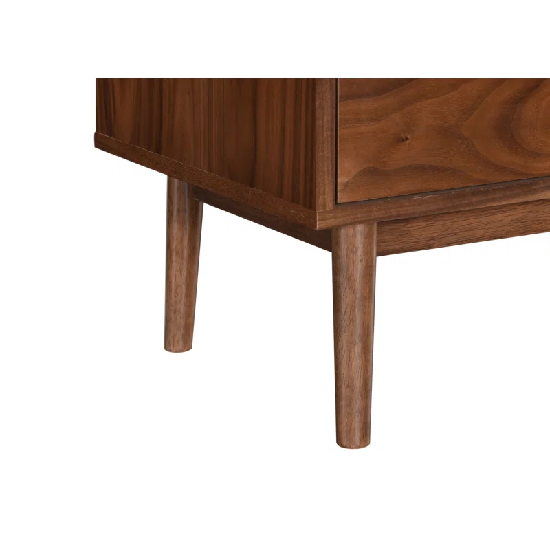 Indra 2 - Drawer Nightstand Walnut