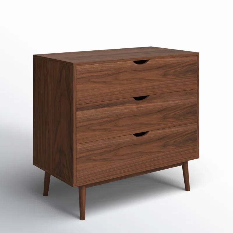 Indra 3 - Drawer Dresser Walnut