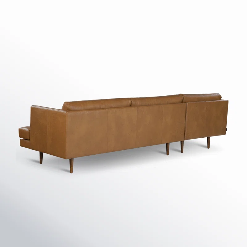 Miller Genuine Leather 2 - Piece Sectional Left Hand Facing