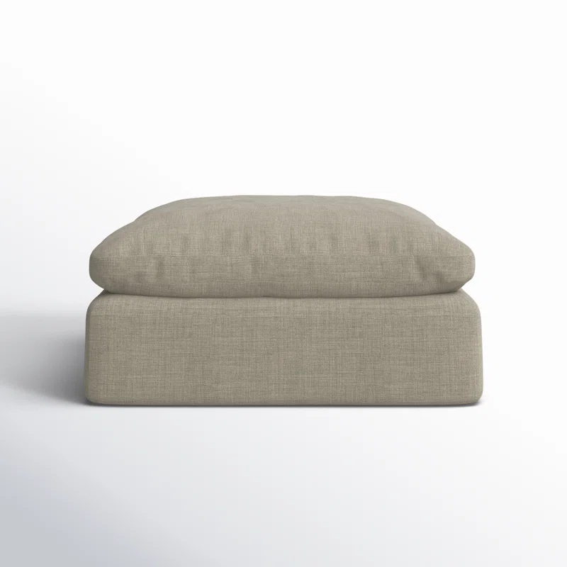 Asher 4 - Piece Upholstered Modular Sectional Effie Flax Performance Linen