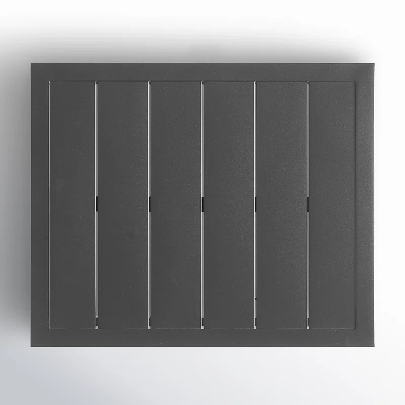 Armando 30" Aluminum Patio Bar Stool (Set of 2) Black