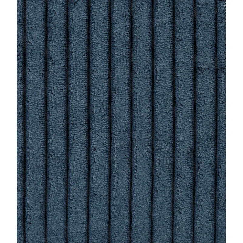 Lonsdale Chaise Sectional Blue Corduroy