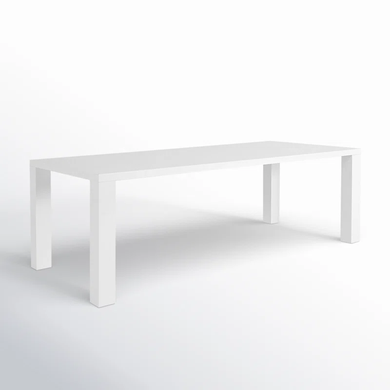 Carson 63" Dining Table White,30" H x 63" L x 35.5" W