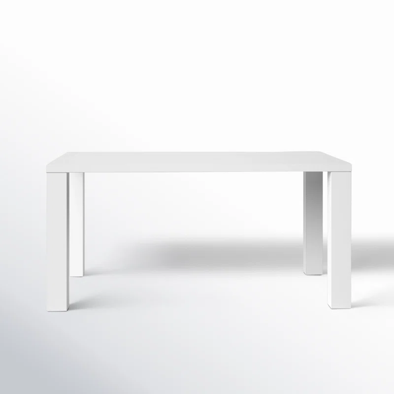 Carson 63" Dining Table White,30" H x 63" L x 35.5" W