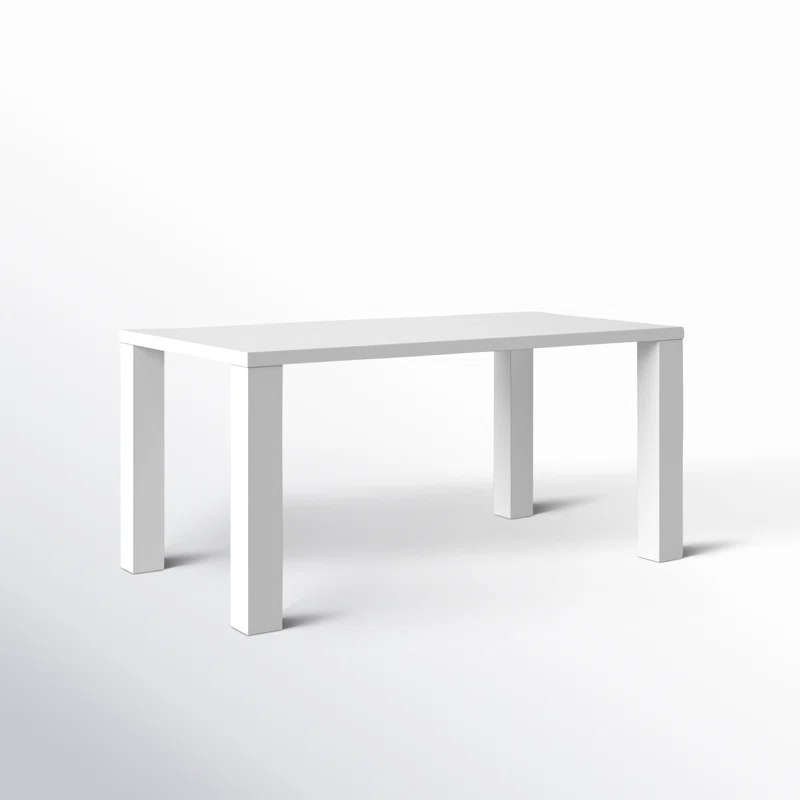 Carson 63" Dining Table White,30" H x 63" L x 35.5" W