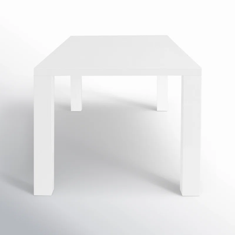 Carson 63" Dining Table White,30" H x 63" L x 35.5" W