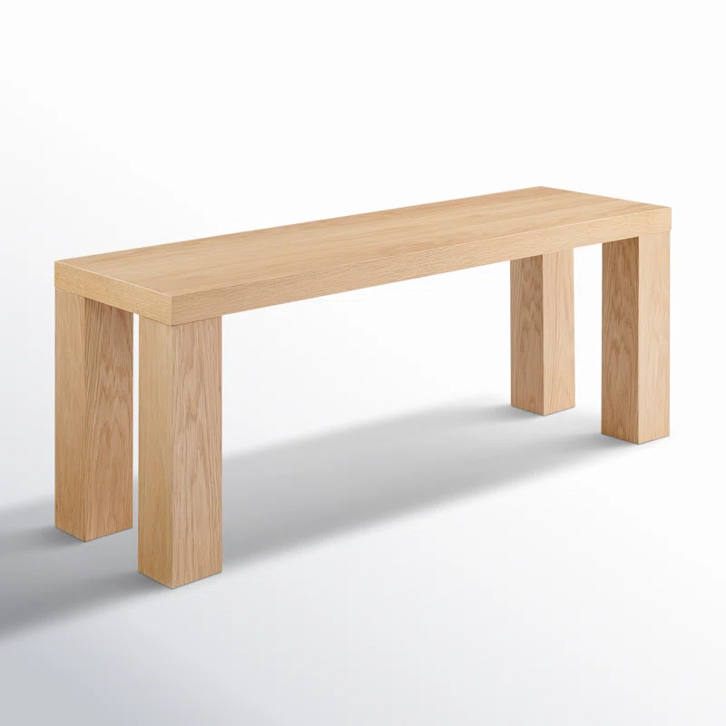 Carson Bench Oak,19" H x 49" W x 15" D