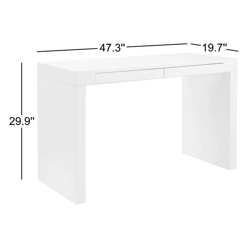 Carson Writing Desk White