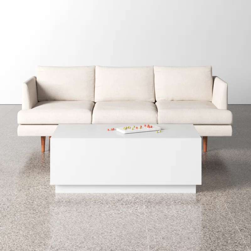 Carson Storage Coffee Table White