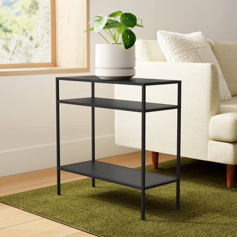 Level End Table Blackened Bronze