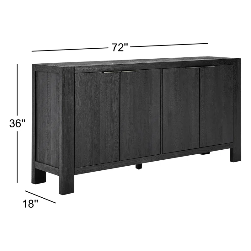 Block 72'' Sideboard Black