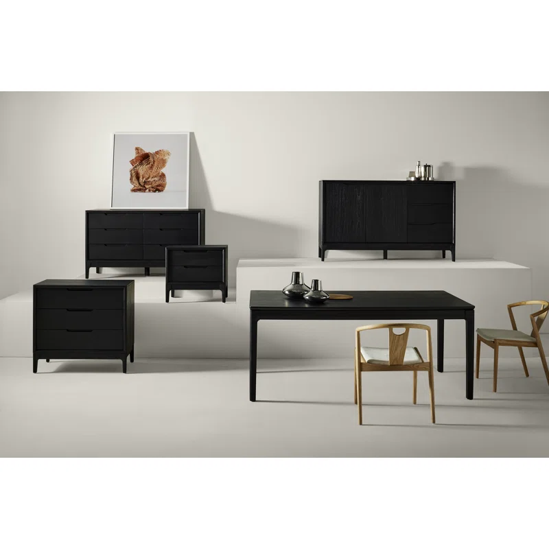 Rise 3 - Drawer Dresser Black