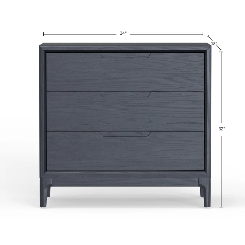 Rise 3 - Drawer Dresser Black