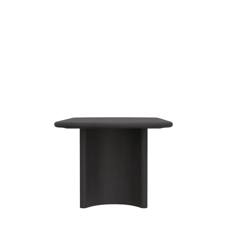 Circa 84" Curved Leg Dining Table Black