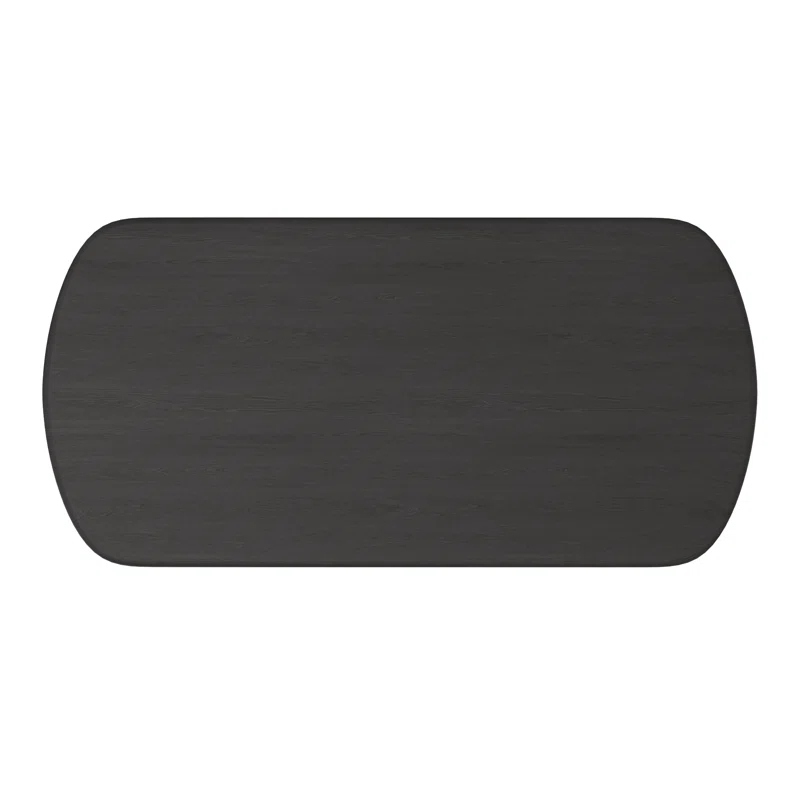 Circa 84" Curved Leg Dining Table Black