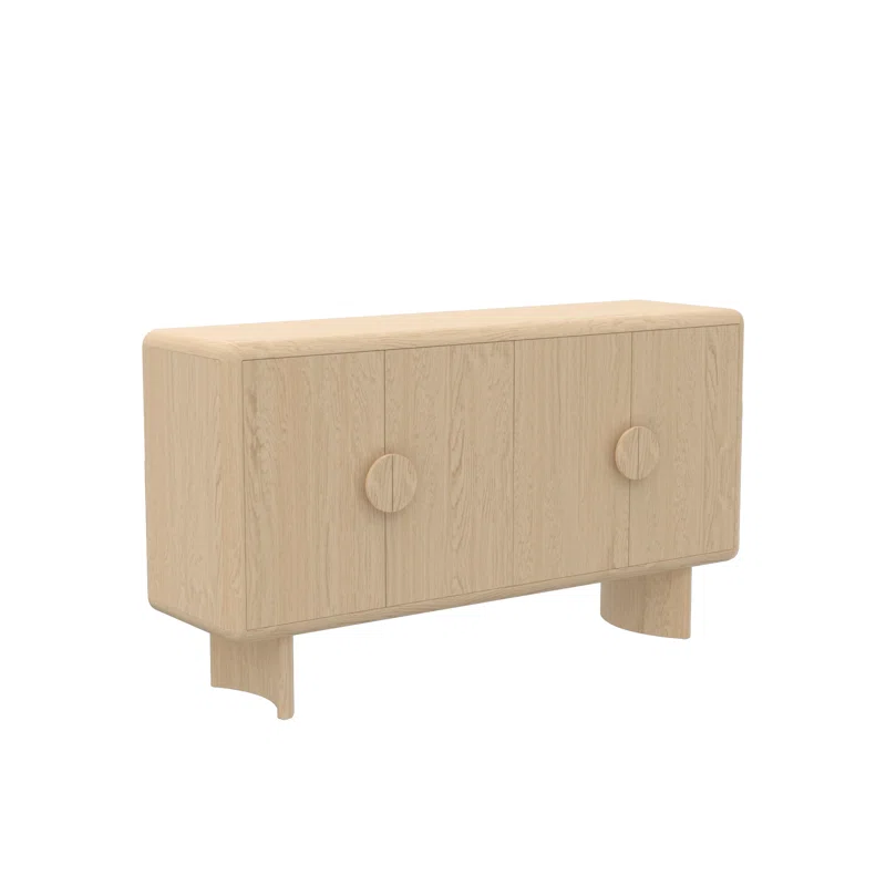 Circa 64" Curved Leg Sideboard Natural