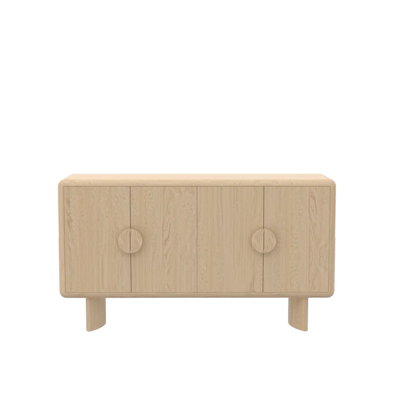 Circa 64" Curved Leg Sideboard Natural