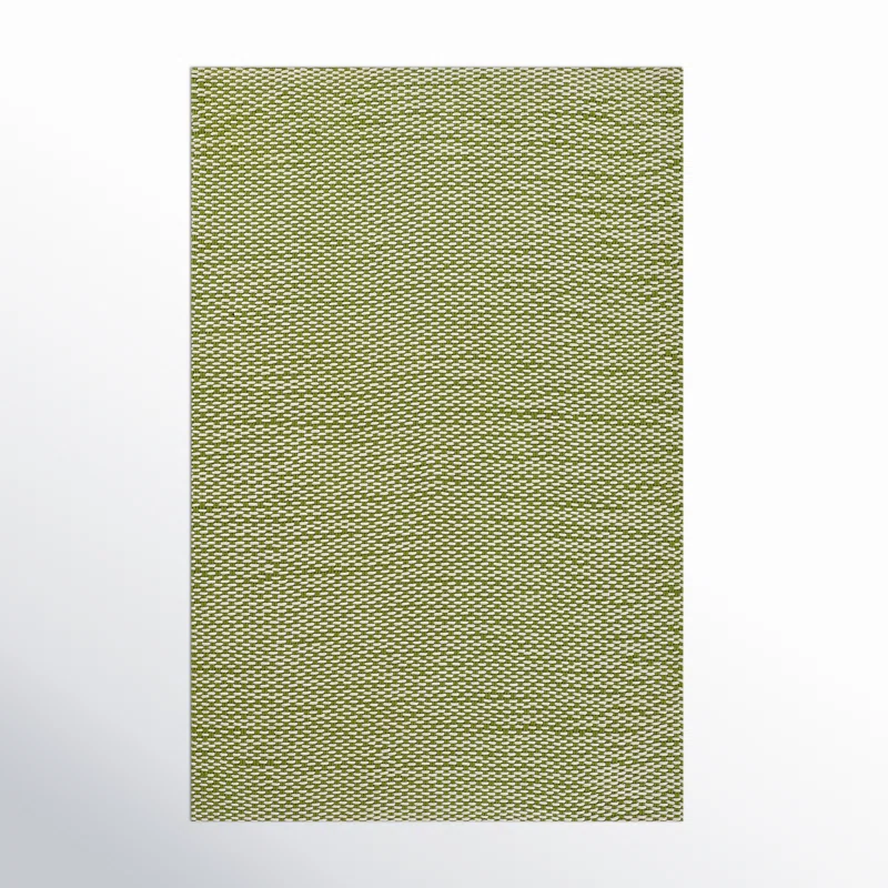 Marseille Hand Woven Geometric Green Indoor Outdoor Rug Rectangle 8' x 10'