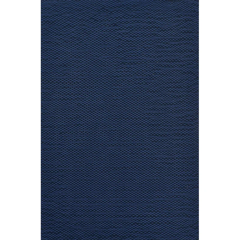 Marseille Hand Woven Geometric Blue Indoor Outdoor Rug Rectangle 8' x 10'