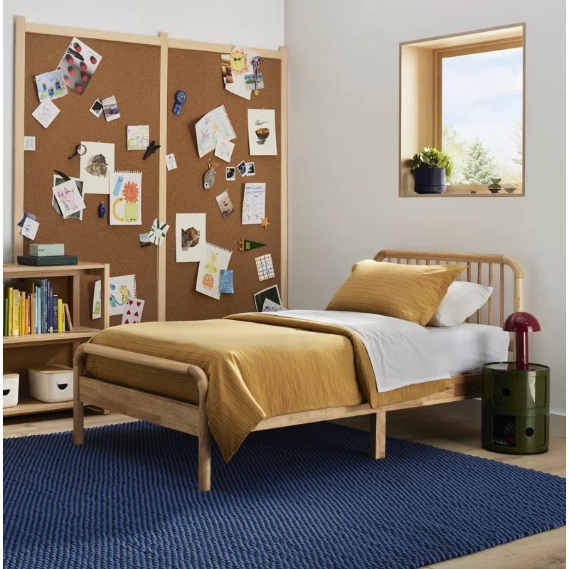 Marseille Hand Woven Geometric Blue Indoor Outdoor Rug Rectangle 8' x 10'