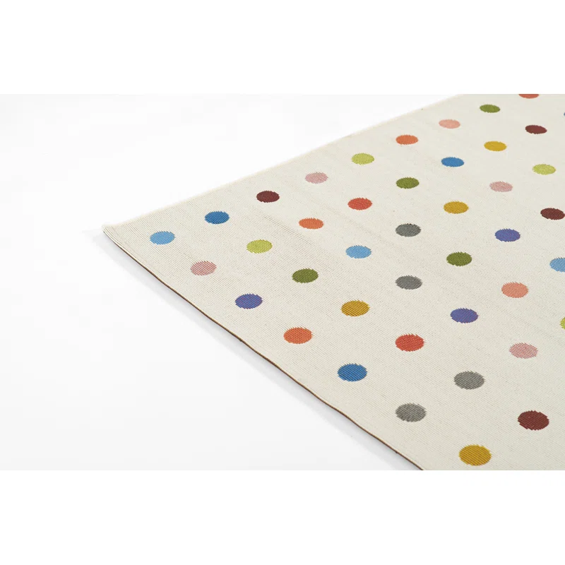 Icon Dots Indoor Outdoor Multi Rug Rectangle 5'3" x 7'6"